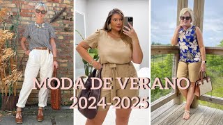 MODA DE VERANO 20242025 Para mujeres de todas las edades  BeatrizBeauty 🌿✨️ [upl. by Rabin]