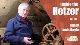 Inside the Hetzer with Hilary Louis Doyle  Arsenalen Swedish Tankmuseum [upl. by Hilario]