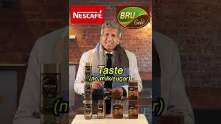 Nescafe Gold Vs BRU Gold  Instant Coffee Comparison  Which coffee is the best nescafe coffee [upl. by Gardener]