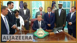 🇺🇸 Jack Johnson Trump posthumously pardons black boxing champion  Al Jazeera English [upl. by Nothsa171]