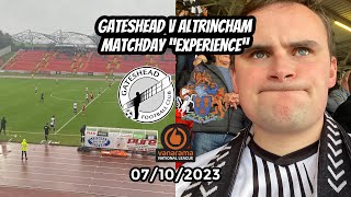 The referee sends himself off  Gateshead v Altrincham 071023 [upl. by Alidus880]