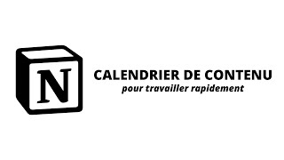 Créer un calendrier de contenu sur Notion drag and drop [upl. by Teyut]