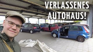 ÜBERALL AUTOS einfach zurückgelassen  Das verlassene Autohaus lostplace [upl. by Yanttirb]