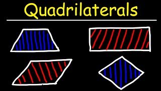 Quadrilaterals  Trapezoids Parallelograms Rectangles Squares and Rhombuses [upl. by Casi115]