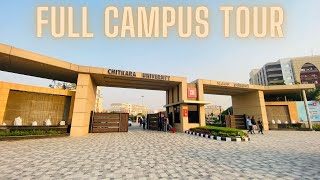 Full Campus Tour😍  Chitkara University  Rajpura Punjab📍 TEJA VLOGS  chitkarauniversity vlog [upl. by Rieger]