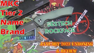 Monthly Knife Club Tier 2 Name Brand January 2024 Bestech Rockface  Unboxing amp Review [upl. by Keith]