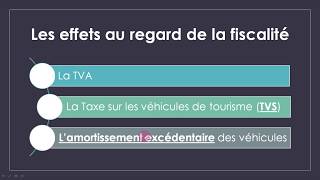 Droit fiscal DCG  Fiscalité des véhicules de tourisme [upl. by Snow159]