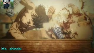 EREN vs RINNER PORCO fight AMV YOUSEEBIGGIRL [upl. by Darell6]