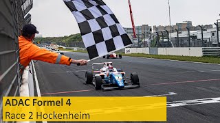 ADAC Formula 4  Race 2 Hockenheim  English Live [upl. by Eadrahc]