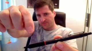 Rotring Rapid Pro Black Kugelschreiber Unboxing amp KurzFazit GERMAN [upl. by Smaj]