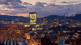 Timelapse Helvetia by Night  FRENETIC ZURICH  Switzerland [upl. by Bertolde235]