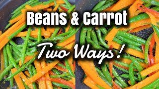 How to make String beans and Carrot [upl. by Naired767]