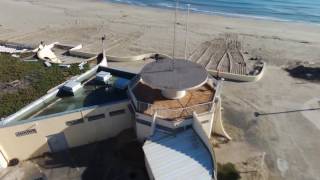 vol en drone bebop parking plage de la roquille Cap dAgde [upl. by Norrehc]