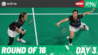 YONEX Taipei Open 2024  Day 3  Court 3  Round of 16 [upl. by Brannon]