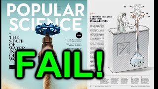 eevBLAB 30  Popular Science FAIL WaterSeer Debunk [upl. by Allayne]