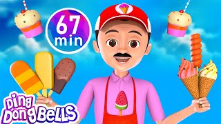 Ice Cream Wala  आइस क्रीम वाला  28 More Hindi Nursery Rhymes  Ding Dong Bells [upl. by Im]