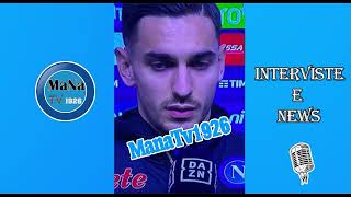 Napoli  Cagliari Intervista Meret [upl. by Janeva848]