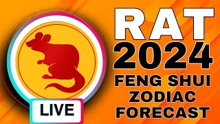 RAT 2024 FENG SHUI ZODIAC FORECAST  LIVE [upl. by Altheta]