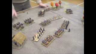 War and Conquest Battle Report 1  Wessex vs Normans [upl. by Carson]