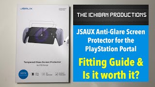 Fitting Guide amp Is it worth it JSAUX AntiGlare Matte Screen Protector for PlayStation Portal UK [upl. by Palua]