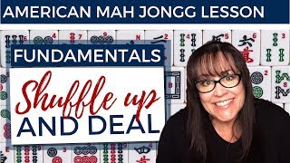 American Mah Jongg Lesson Fundamentals 8 Shuffle Up and Deal mock card [upl. by Jelle345]