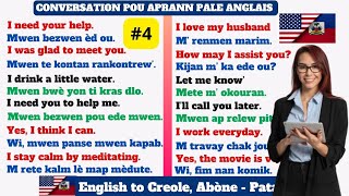 CONVERSATION 4 POU APRANN PALE ANGLAIS  KOU ANGLAIS ONLINE  APRANN PALE ANGLÈ [upl. by Colby]