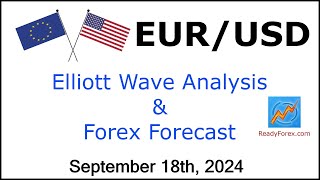 EUR USD Elliott Wave Analysis  Forex Forecast  September 18 2024  EURUSD Analysis Today [upl. by Yaral]