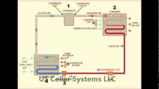 Wine Cellar Cooling System  How It Works [upl. by Earas]