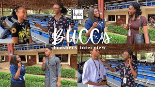 Babcock University Computer Clubs BUCCs Freshers Interview Part 1 [upl. by Toogood552]