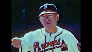 1947 BOSTON BRAVES quotThe Braves Familyquot promotional film reel 🎥 [upl. by Aisanahta]