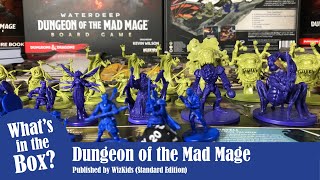 Waterdeep Dungeon of the Mad Mage Board Game  Unboxing quotWhats in the Boxquot [upl. by Taran884]