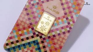 HABIB Introducing the latest 9999 Gold Bar design from HABIB [upl. by Akimert]