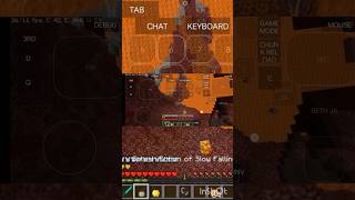 minecraft Clutch from slow falling potion likeandsubscribe minecrafmemes trend shorts memes [upl. by Enenej51]