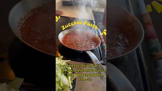 Famous Zucchini Pasta 🍝Healthy Recipe Monikajain zucchini saraalikhan pastarecipe shorts [upl. by Hathaway]