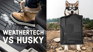 Weathertech Vs Husky Liners Here is the Floor Mat Liners Battle winner [upl. by Aidekal854]