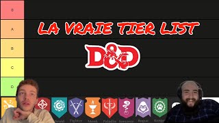 La véritable TIER LIST des classes DampD5 [upl. by Beaner]