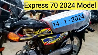 Express 70cc 2024 Model Black Colour Price 1412024 Latest Update karachi [upl. by Zeuqram]