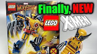 RARE LEGO Marvel 2022 Wolverine Mech Armor REVIEW [upl. by Neved189]