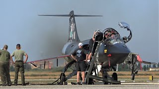 F104 STARFIGHTER Flies Again Over Italy Awesome J79 Howl [upl. by High834]