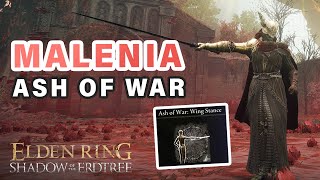 How to get Wing Stance Ash of War  Milady Light Greatsword ► Elden Ring DLC [upl. by Ariela]