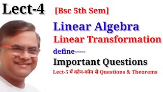 LINEAR TRANSFORMATION  Linear Algebra LINEAR TRANSFORMATION Linear Transformation [upl. by Winnie]