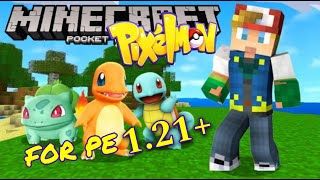 BEST PIXELMON MOD FOR MINECRAFT PE amp BEDROCK  121 2024  HAGaming Minecraft [upl. by Schnur922]