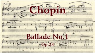 Chopin  Ballade No1 in G minor Op23 [upl. by Hansel]