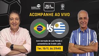 BRASIL 1 x 1 URUGUAI  Eliminatórias SulAmericanas  12ª rodada  19112024  AO VIVO [upl. by Delwyn171]