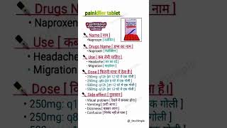 Naproxen Tablet painkiller recptor behindwoods medical [upl. by Enilreug923]