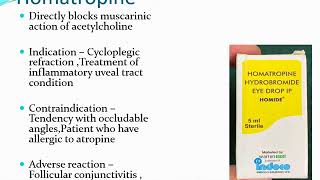 Clinic Drugs in Ophthalmology  Dr Rasika [upl. by Duleba]