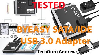 BYEASY SATA  IDE USB 30 Adapter [upl. by Novla928]