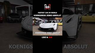 Koenigsegg Jesko Absolut is the FASTEST car in the world 2025 [upl. by Etnoel]