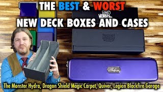 MTG Best Deck Boxes 27  Dragon Shield Magic Carpet Monster Hydra Quiver Blackfire Garage [upl. by Timmie]