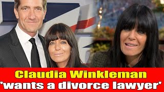 Strictlys Claudia Winkleman says she wants a divorce lawyer over husband disagreement [upl. by Gamin]